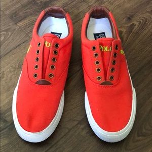 Excellent Polo Shoes Red / Orange 8.0..